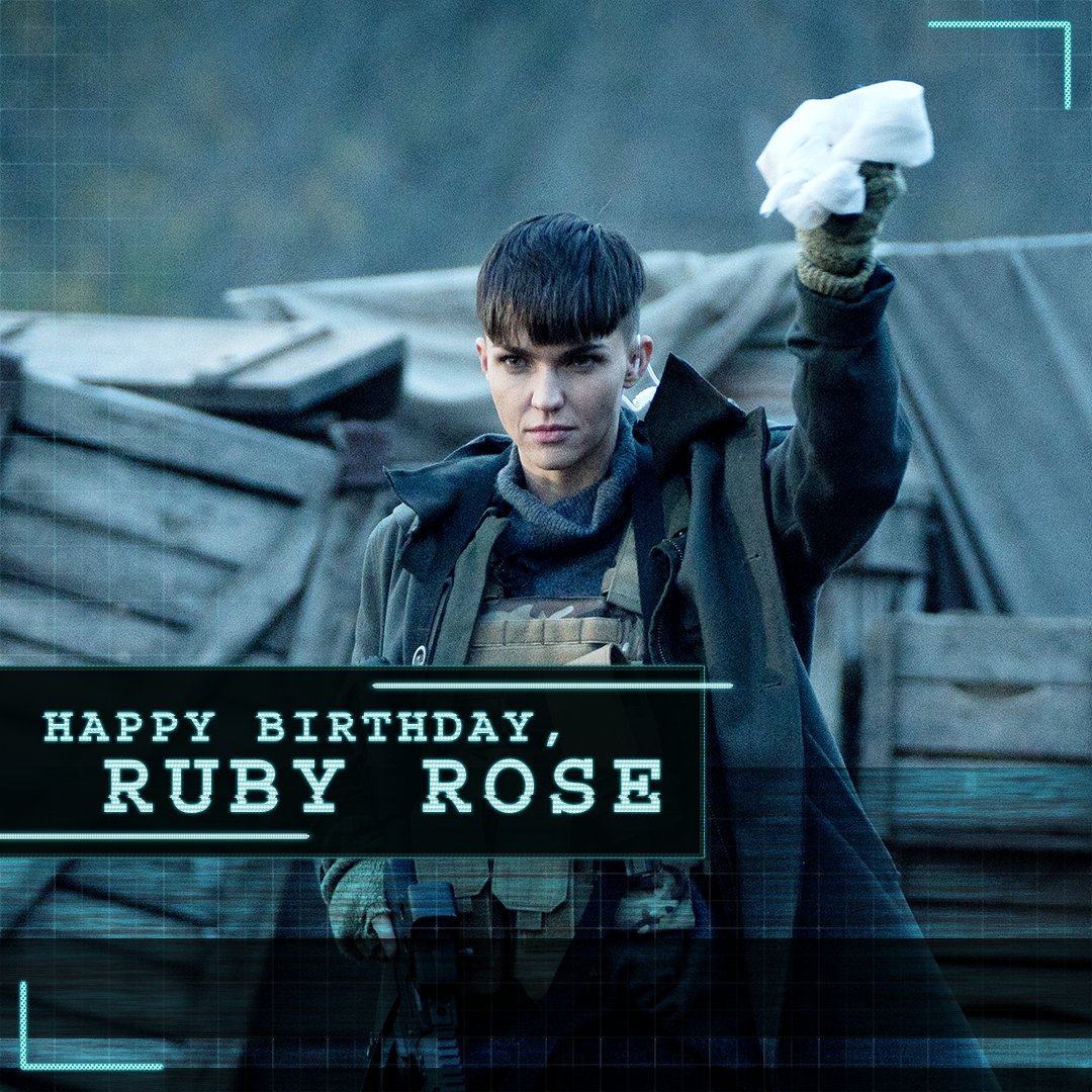Happy Birthday to this badass! Celebrating Ruby Rose and the action she brings to the screen 
