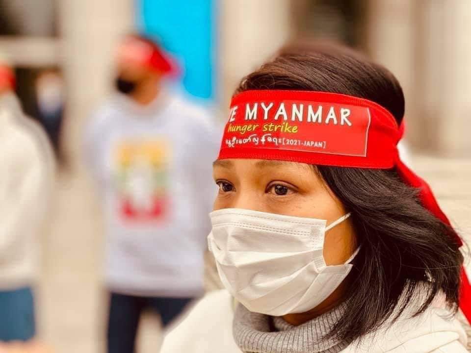 Twenty-five Myanmar nationals in Japan began a 48-hour hunger strike today to demand that the United Nations implement on Myanmar as soon as possible.

SUPPORT FEDERAL DEMOCRACY
#WhatsHappeningInMyanmar  #Mar20Coup