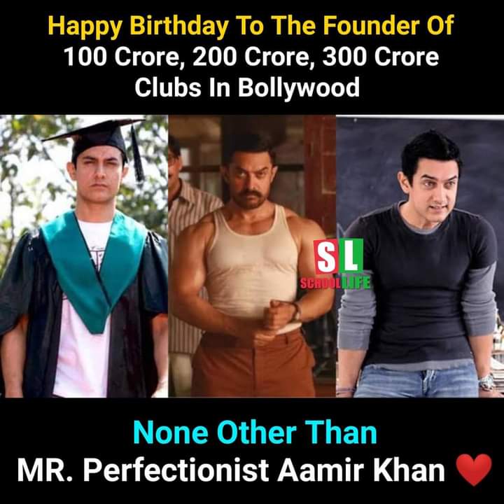Happy Birthday day Aamir Khan                                          