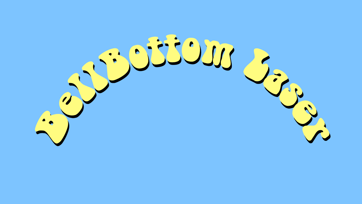 TomPrairie's tweet photo. I enjoy the #Classics and being overly positive. I think "BellBottom Laser" captures those statements with ease, and it is very pleasing to my eye. #Illustrator #RSJ108 @DisruptiveDESGN https://t.co/uzpSquo5xv