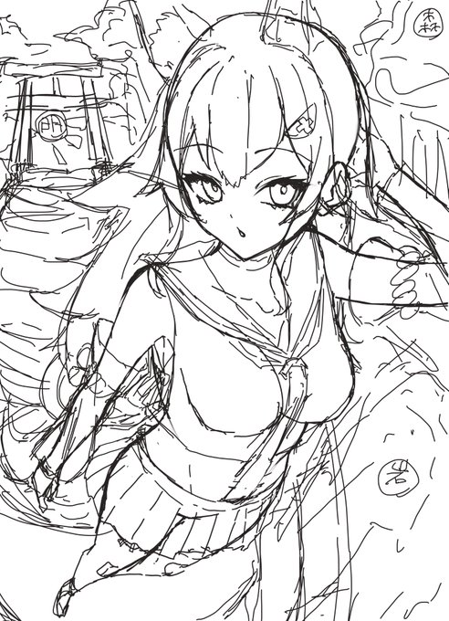みおしゃ描きたいなぁって… 