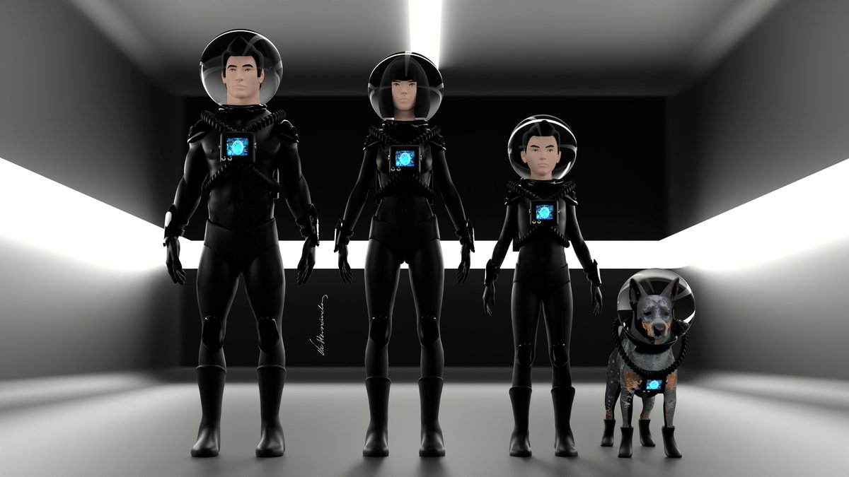 VicHdezDesign's tweet photo. Los Robinson de Lost in Space ya tienen competencia con los Starnautas 🚀
STARNAUTA #Starnauta #Astronauta #Cosmonauta #Space #Galaxy #Universe #Spaceship #LostInSpace #Family #Blender #3D #B3D #Render #blendercommunity #blenderguru #blender3D #blender3dart #blendershare https://t.co/FJUzZpY5KS