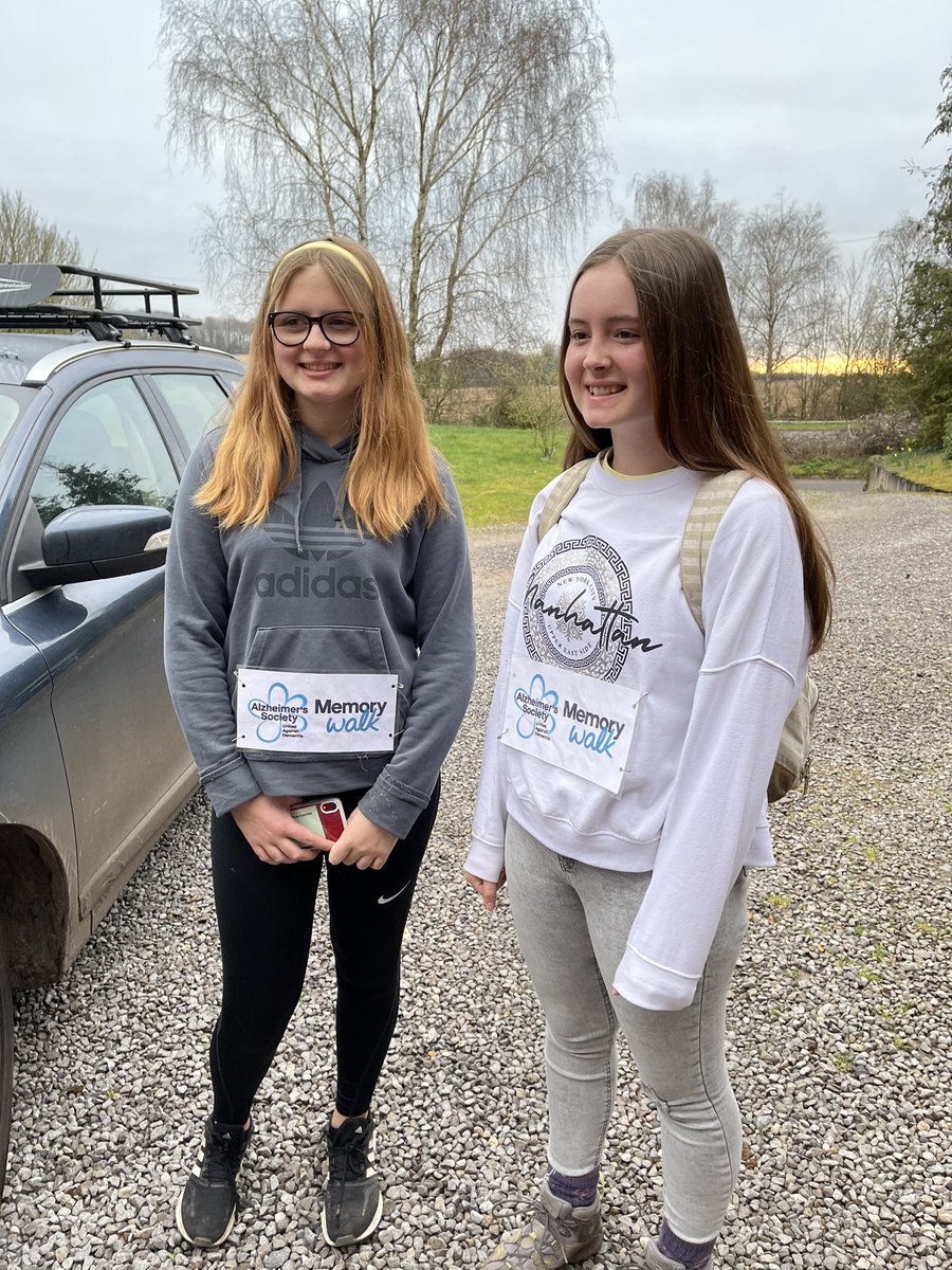 runner_mind's tweet photo. And they’re off! My daughter and my niece, walking 26.2 miles to raise money and awareness for @alzheimerssoc #memorywalk! Really hoping to get them near to the £2000 mark 😊 https://t.co/3Jsqdo4TPP https://t.co/32C43ZNHjg