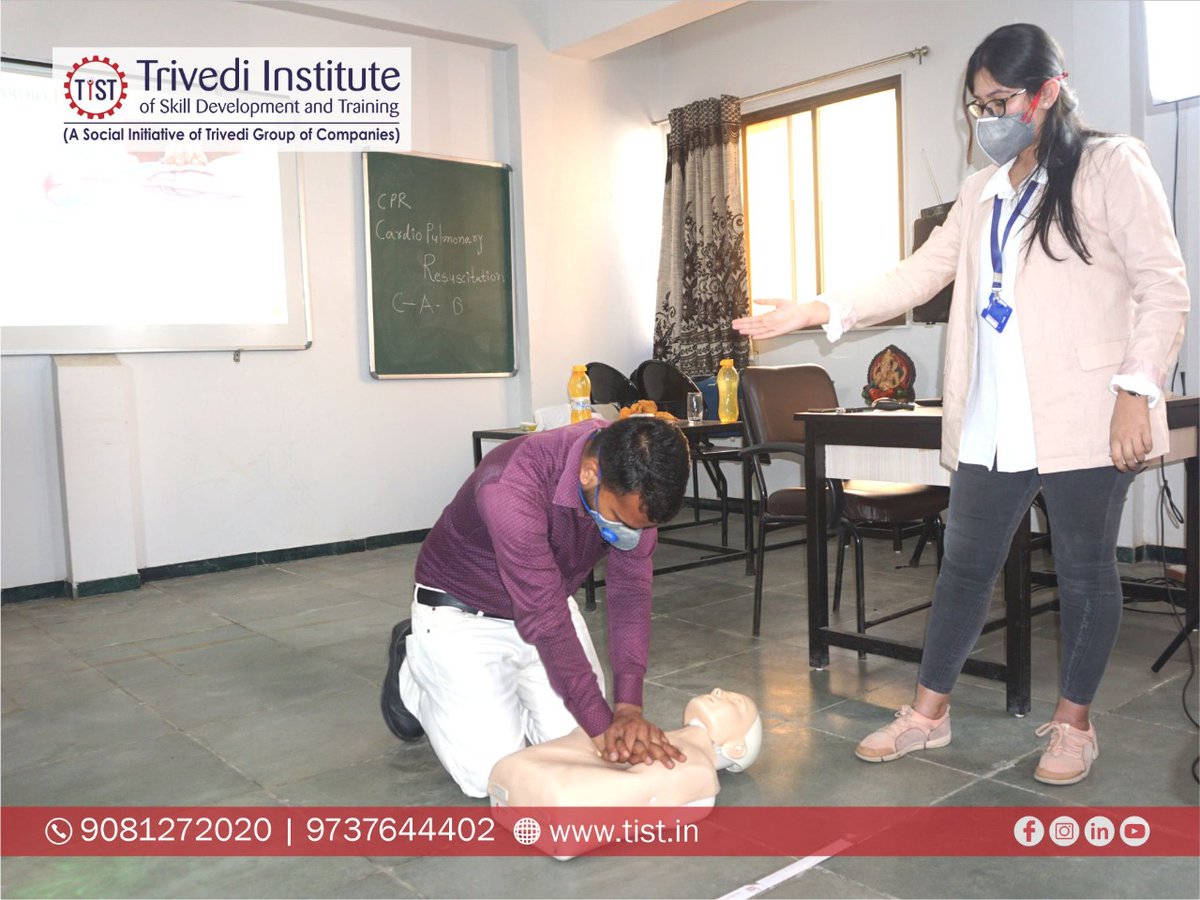 TIST_Trivedi's tweet photo. CPR Training Session During HOW(Hands-on-Work),
A Job Ready Programme for Electrical Engineering Student's.
Enhance your skills with HOW
- 4 week practical program
- Industrial visit
- Campus Interview
For More Information:
Call on 9081272020
https://t.co/atnSJdLKcu https://t.co/HdhjLKcGMy