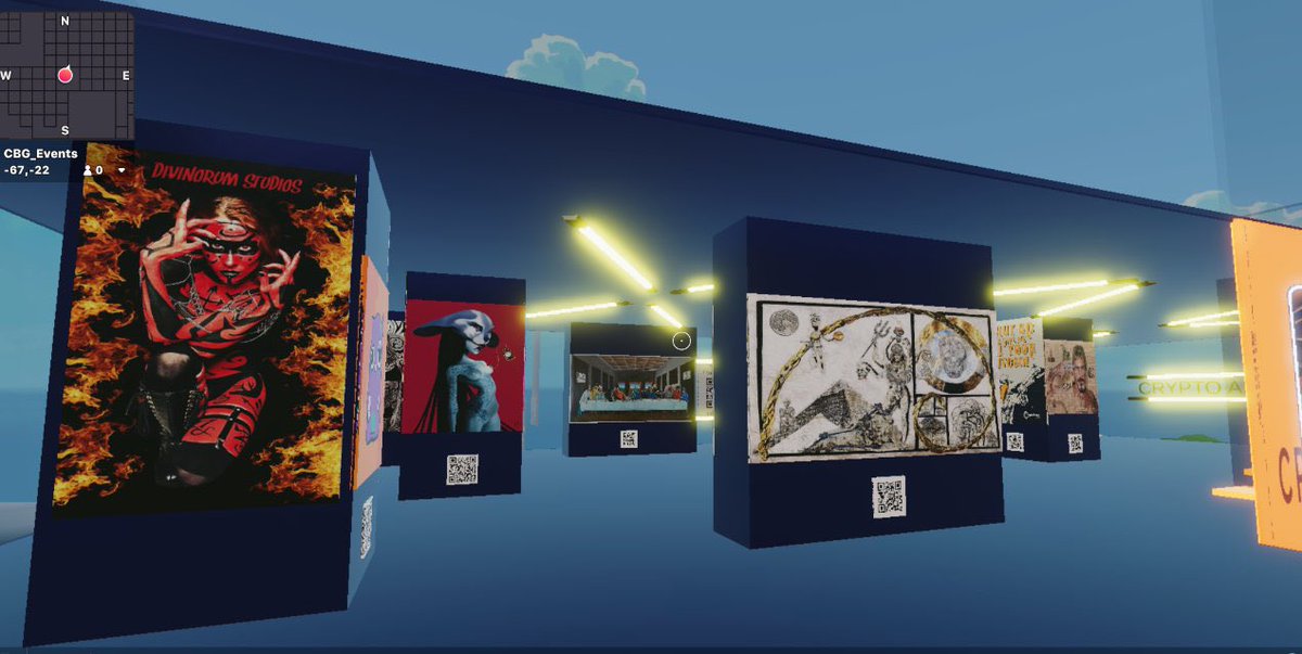 CryptoArtEvent's tweet photo. Virtual Crypto art Gallery hosted in @decentraland 

Visit us at https://t.co/XoSGb4hmbN (3rd Floor) - No special software require / No account required

#cryptoart  #NFT #nftart #NFTCommunity 

Showcasing Artists, Hosting Events https://t.co/lFZB0GiNne
