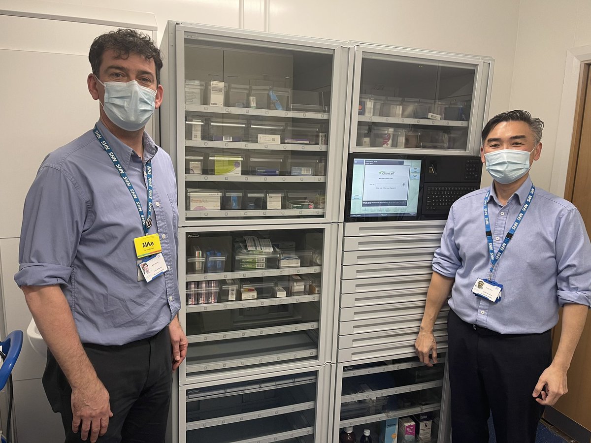 mooreent35's tweet photo. The next step. New Omnicell medication cupboards. Just use your finger  #gangesward #stcharlesmhu #tfchan #firstoneever https://t.co/cNujYxzVel