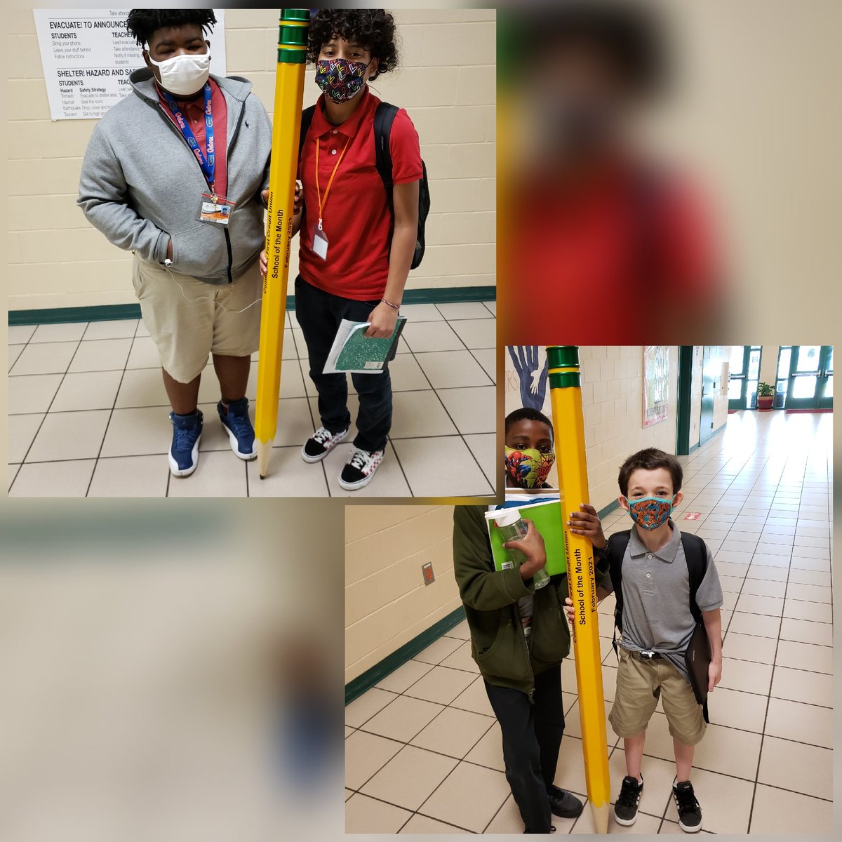 AMSVikingStrong's tweet image. Thanks  #communityfirstcreditunion and #teamDuval again for the recognition. #schoolofthemonth #teamAMS #vikingpride #vikingstateofmind