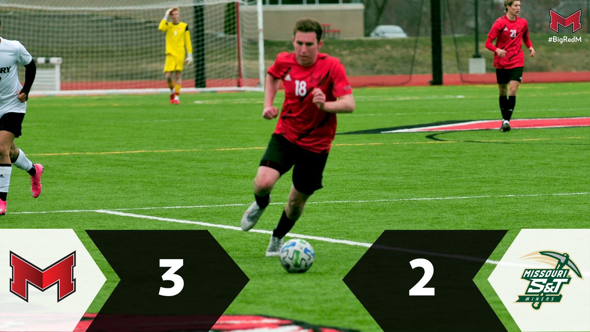 MaryvilleSaints's tweet photo. MSOC - That’s a winner as Ben Brodie gets the game-winner in the 102nd minute to give Maryville a 3-2 win over Missouri S&amp;T Friday evening in Rolla, Mo. #GLVCmsoc https://t.co/kltnSApZDb