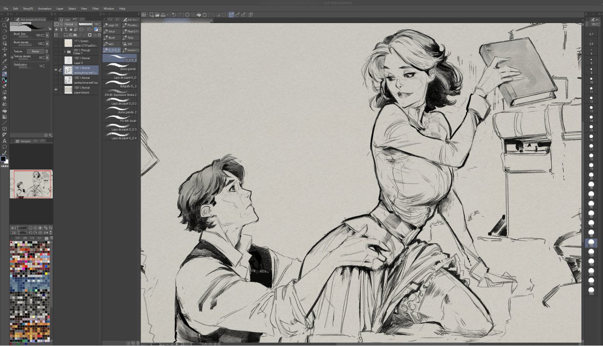 ( O_0/( 0_O7 Helping
#characterdesing #storytelling #CLIPSTUDIOPAINT #huiontablet 