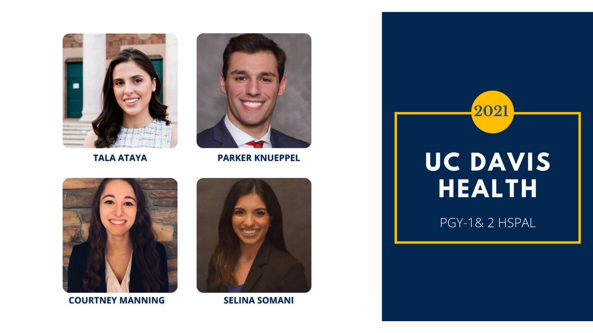 Happy Match Day! Excited for our 39 new residents next year. We can't wait to meet you all. Welcome the UC Davis Health Family! First up, meet our PGY-1 Residents 🎉 #MatchDay2021 #RxMatchDay #TwitteRx