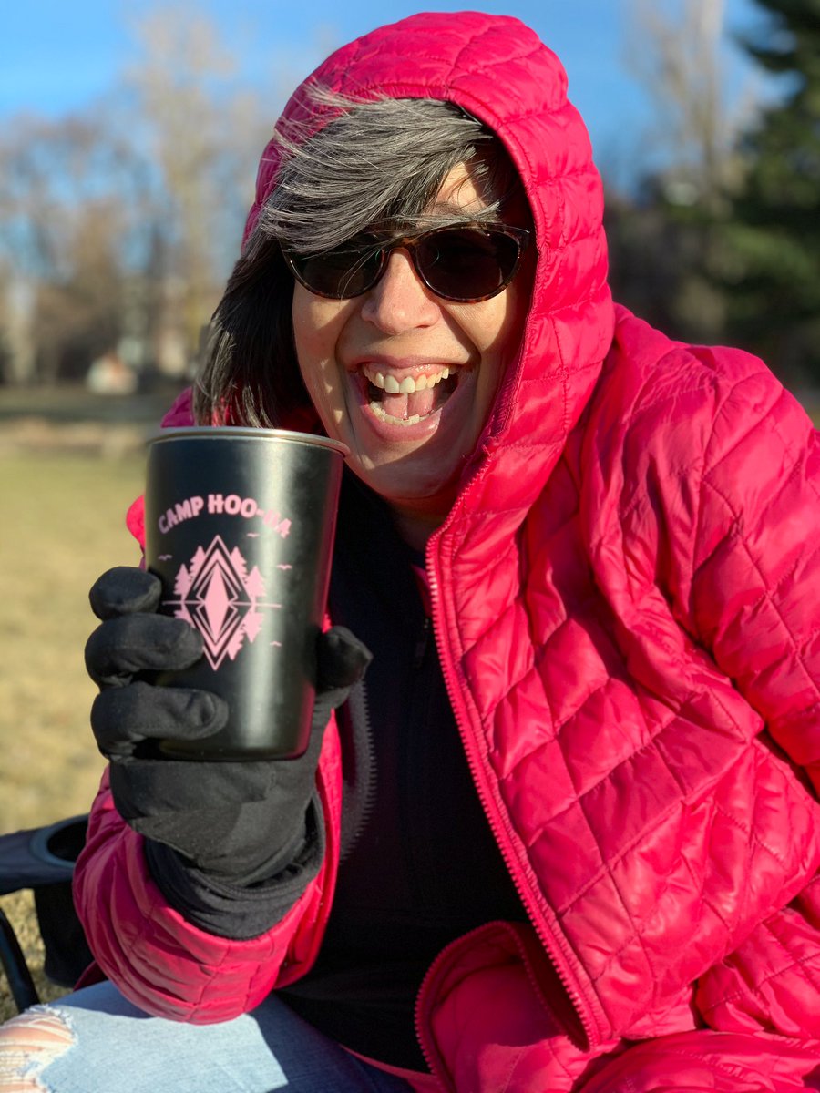 crantina's tweet photo. Windy AF. Kinda Cold. But much needed fresh air and cider and post work laughs make for a good evening!! A little sneaky bevvie in the park with my fav @Camp_Hooha cup!! #rulebreaker #hellraiser #socialdistancesessions #SpringIsComing https://t.co/GXyrtSmzgh