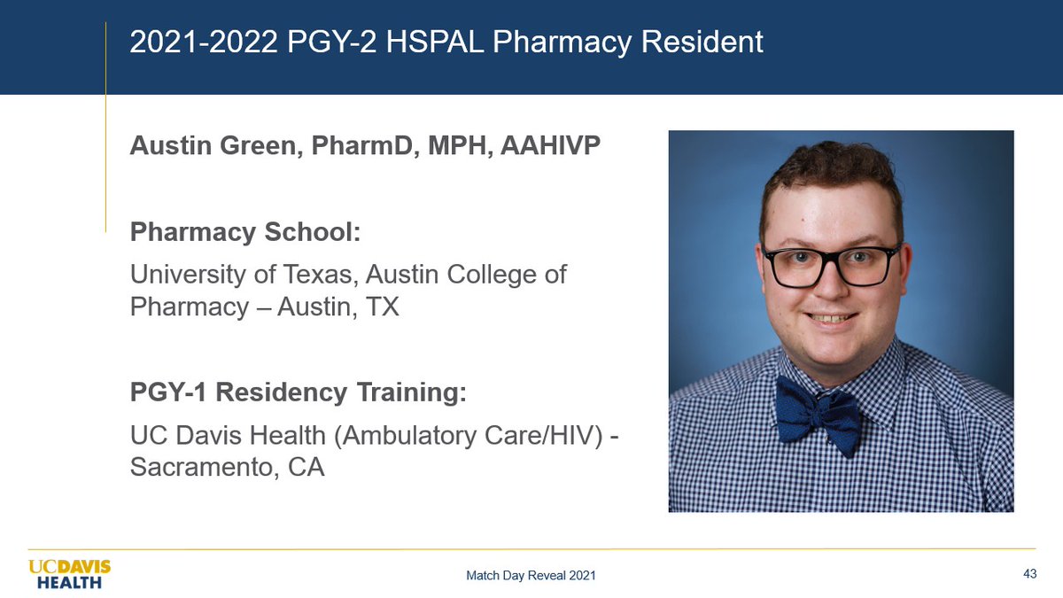 UC Davis Health Pharmacy Residency Programs tweet media