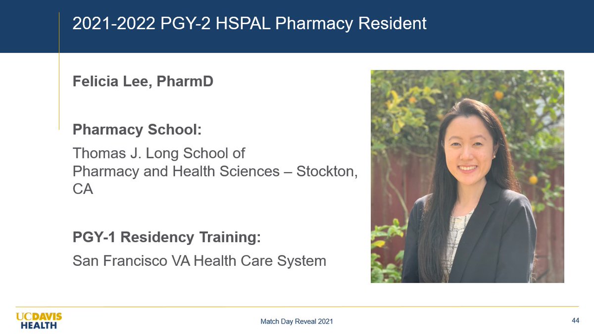 Congratulations to our incoming PGY-2 Health System Pharmacy Administration and Leadership Residents​ 🎉