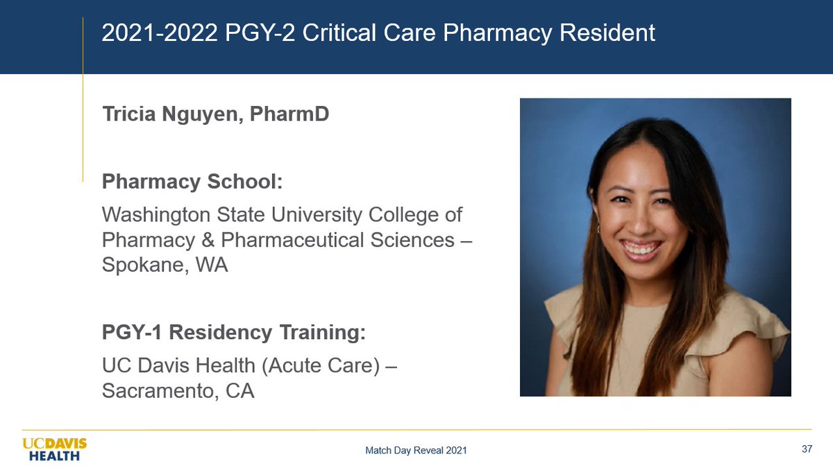 UC Davis Health Pharmacy Residency Programs tweet media