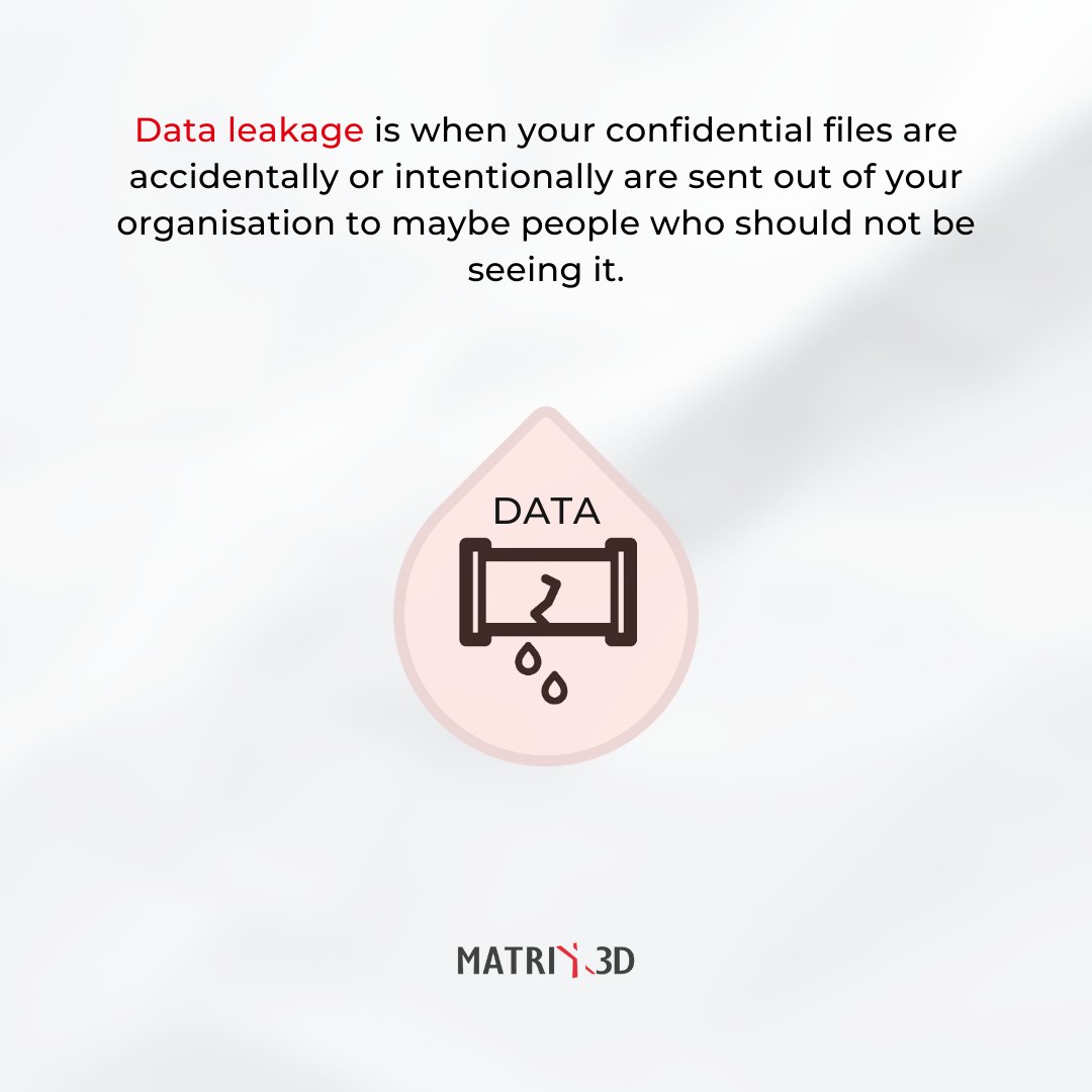 Matrix3D_India's tweet image. Data Leakage in simple words.

#learnwithmatrix3d #cybersecurity #CSMEbyMatrix3D #CyberSecurityMadeEasy #informationsecurity #datasecurity #dataleakage