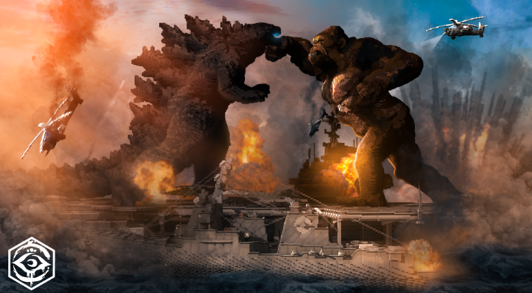Mia_Studios's tweet image. The Legends meet inside Minecraft! #Godzilla vs. #Kong, where these old opponents find themselves in the largest cubical battle. Are you #TeamGodzilla or #TeamKong ?
🏛️Built by Mia Studios
🎨Render by @Dxnkbarkeit
 🏗️Built on @BuildersRefuge
🧊#Minecraft
📽️#GodzillavsKong