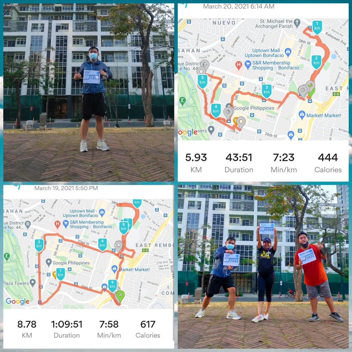 TEPicfail's tweet photo. 21K Finisher!!

A total of 27.47 KM with an average pace of 8.80 (so slow tho ✌️😅) 

#ThankGod #WorldWaterRun @minaguli #workmatesgoal https://t.co/9DvSYDC0O4 https://t.co/iGH270mzmB
