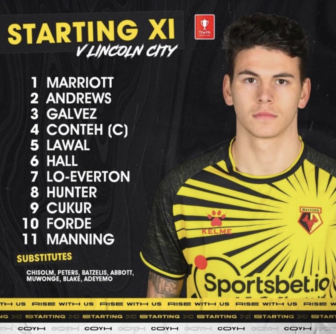 I woke up beaming with excitement after watching four players from our club contributed positively towards Watford’s victory in the FA Youth Cup last night. Adian Manning and Demani Hunter (1st year scholar), Tobi Adeyemo and Adrian Blake (U16s).😊💯💫