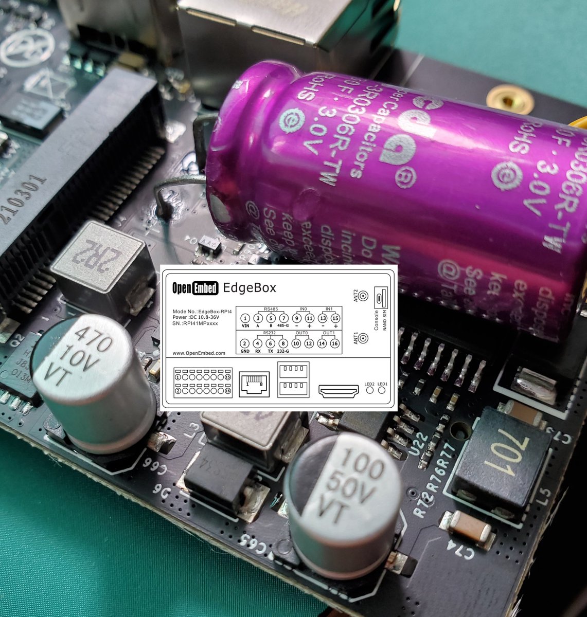 Finish the label for the enclosure,CE and FCC will be next