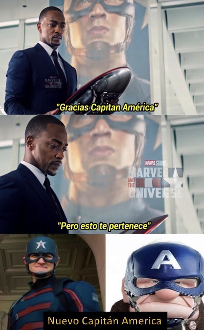 Ya tenemos nuevo Capitán America💪🏽🤣Jajjajaja
