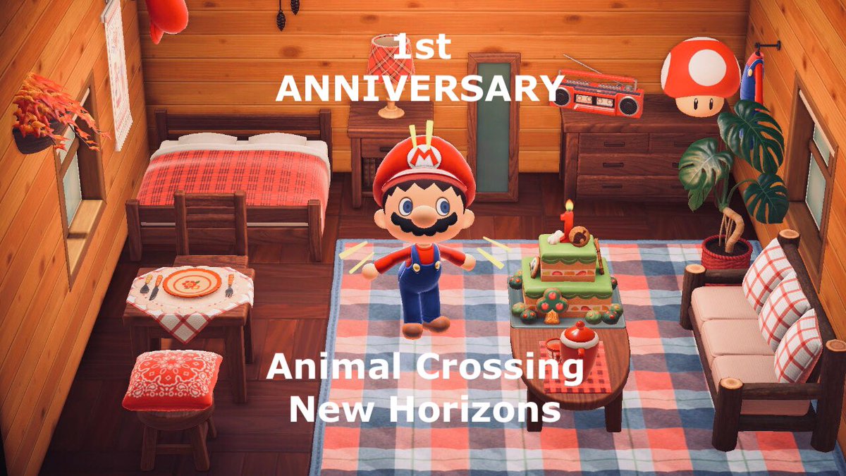 TOFUmochi_ACNH's tweet photo. ㊗️あつ森1周年！！
素敵なゲームと素敵なプレイヤーの皆様に出会えたことにいっぱいの感謝を込めて🧡🧡💛💛

夕方くらいに1周年記念に完成した島の夢見出すのでよかったら週末遊んでくだされー✌️🥳
(今めちゃくちゃ準備に追われているw) https://t.co/n9aRWd5i2u