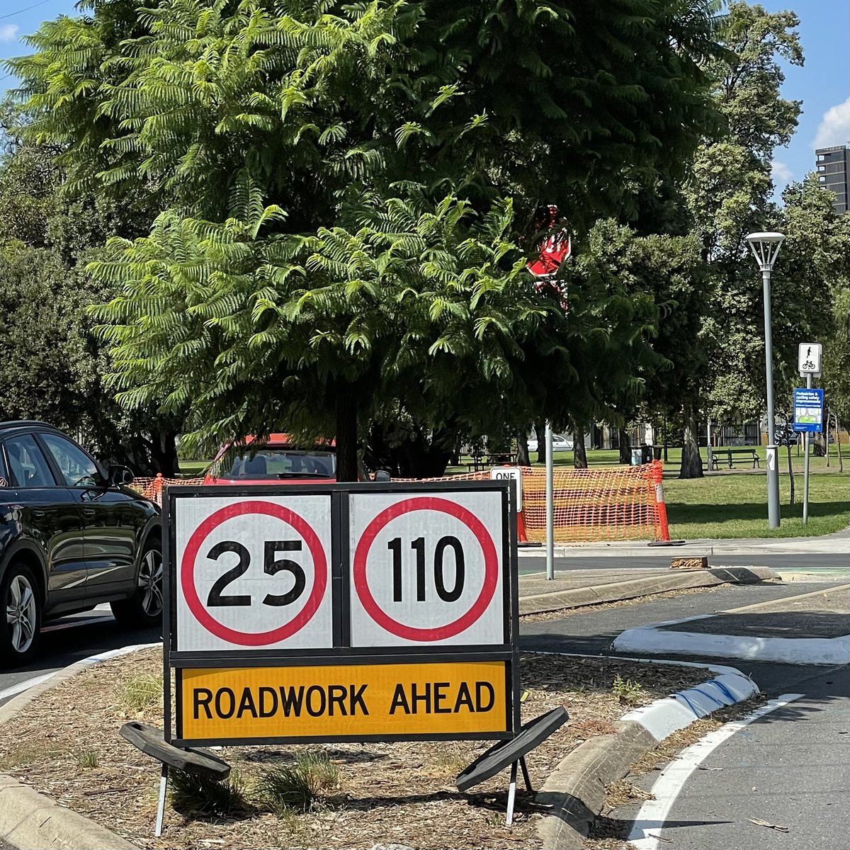 Dear <a href="/CityofAdelaide/">CityofAdelaide</a> , I believe #GoKart #racing is about to commence around #WhitmoreSquare in #Adelaide or the speed limit is wrong. (NW corner)