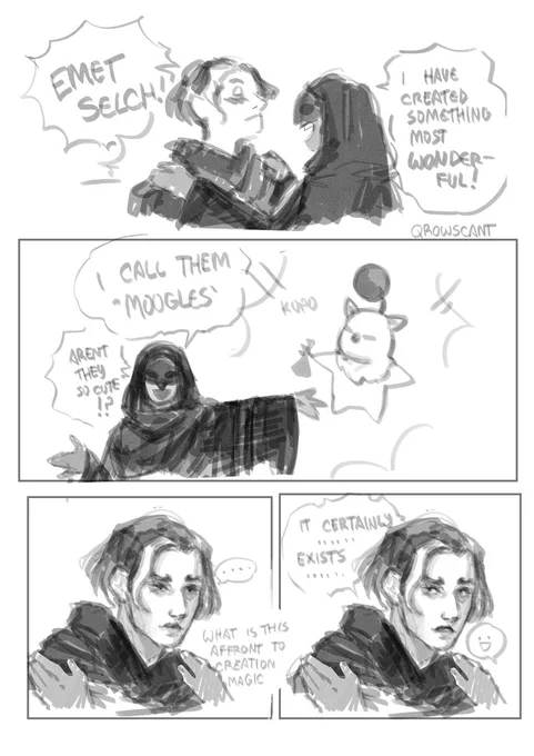 theory about moogles and azem #FFXIV 