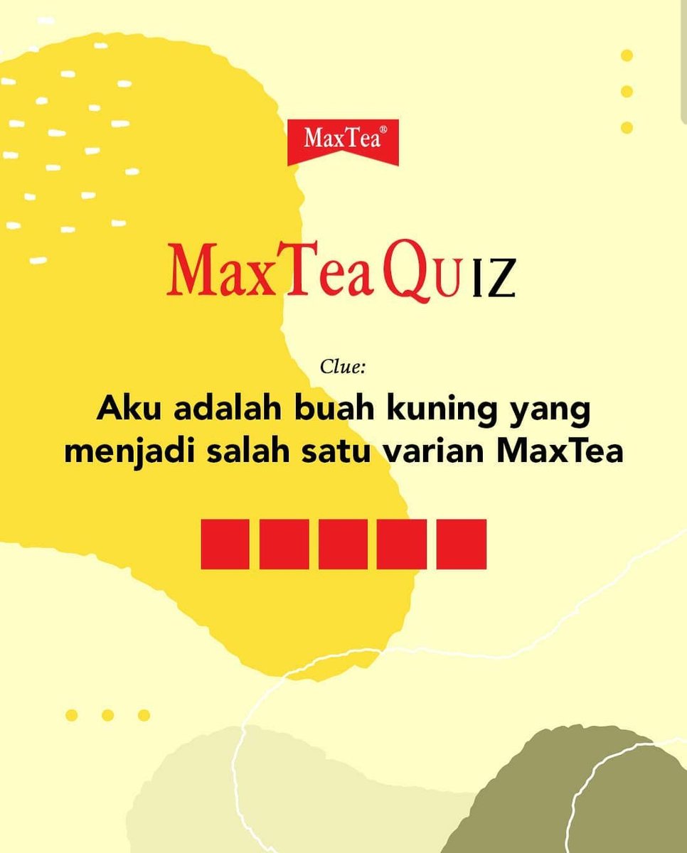 MaxTea Indonesia tweet media
