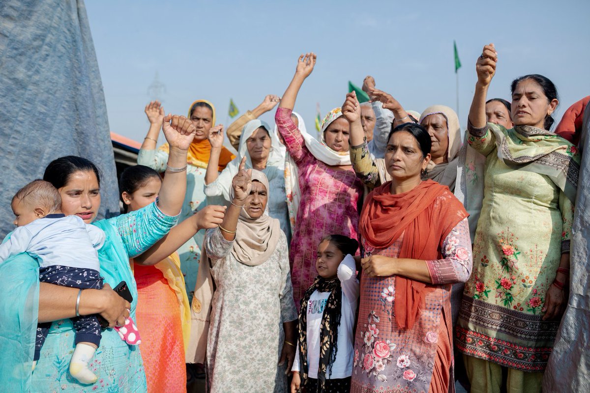 Singh_Chicago's tweet photo. "It is important for all women to come here and mark their presence in this movement. I have two daughters, and I want them to grow up into the strong women they see here.” Kanishka Sonthalia for TIME
#MyFarmer_MyPride
 Support farmers https://t.co/8rmF0DmL6V