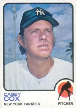 PaintedCap's tweet photo. Casey Cox
1973 #Topps #419
Artist’s Motivation: Traded by #TexasBaseballTeam to @Yankees for Jim Roland, 8-31-72.
#ToppsArt Techniques: Service-station cap effect (SSCE), Logo size expansion (LSE).
#WashingtonSenators https://t.co/JPulmmwxt7