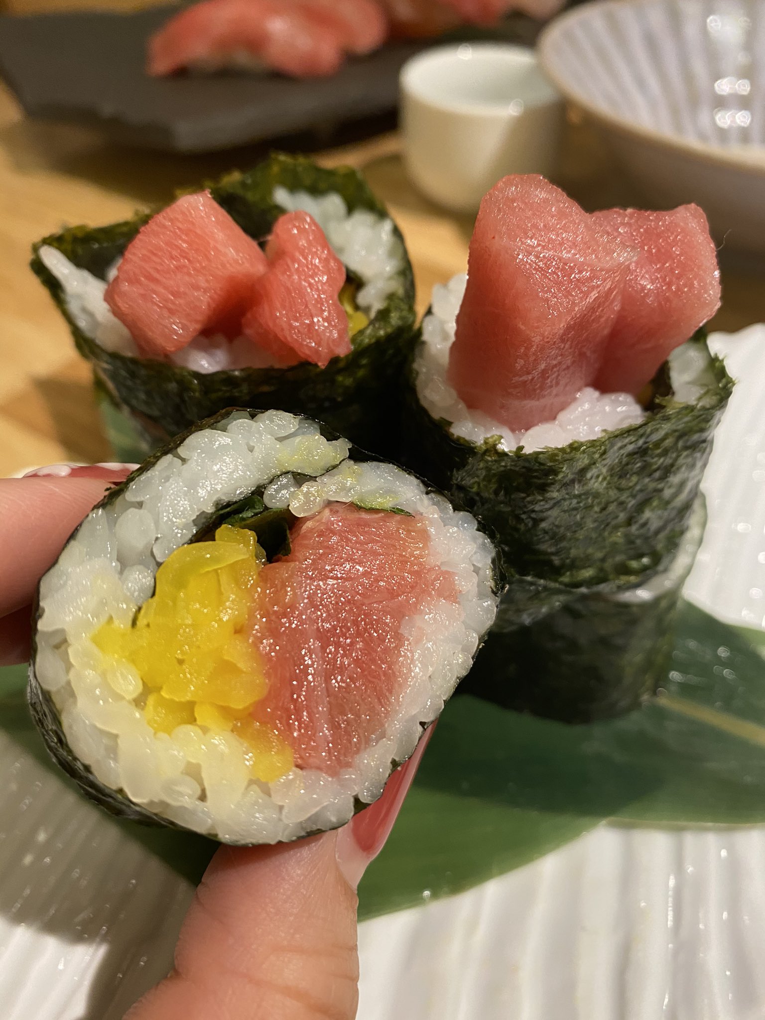 美食ぐるめin名古屋 本日オープン 寿司 天ぷら すしぱ 名古屋市東区東桜1 10 6 東桜に3月日16時 リーズナブルな居酒屋さんオープン 創作寿司や天ぷらなど品数豊富 とろたくはオープン記念980円 オープンおめでとうございます 名古屋