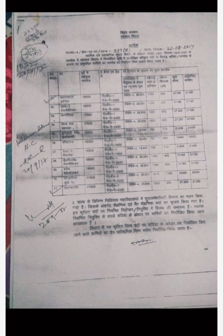 KBindusinha's tweet photo. @mangalpandeybjp Respected sir आपने RBSK के आयुष चिकित्सकों को 20000 से44000 से 65000 के लिए तो विचार कर लिया, लेकिन RBSK में ही मौजूद ANM के लिए अब तक कोई विचार क्यों नहीं किया?? आखिर कब तक मात्र 11500 में काम लिजियेगा सर? जबकी हमें भी उतना ही काम करना पड़ता है जितना कि RBSK Dr. को।। https://t.co/fXLokkIj2Z