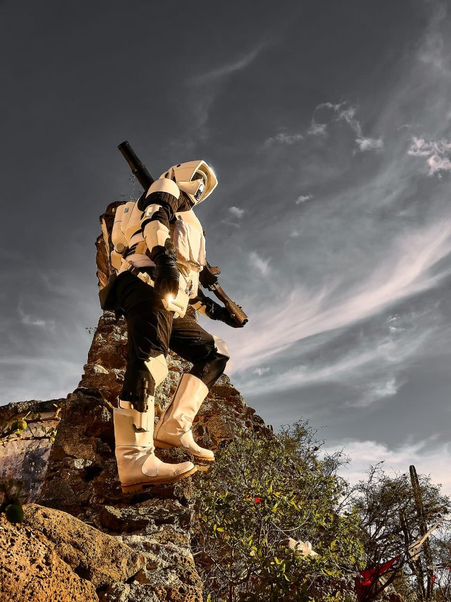 🎶 I can see clearly now the rain is gone.
I can see no rebels in my way. 🎶

Member: TK-79621
@MexicanGarrison @501ImperialCity @501Pathfinders #StarWars #BikerScout #Pathfinder #Pathfinders #ROTJ #ReturnOfTheJedi #AlwaysVigilant