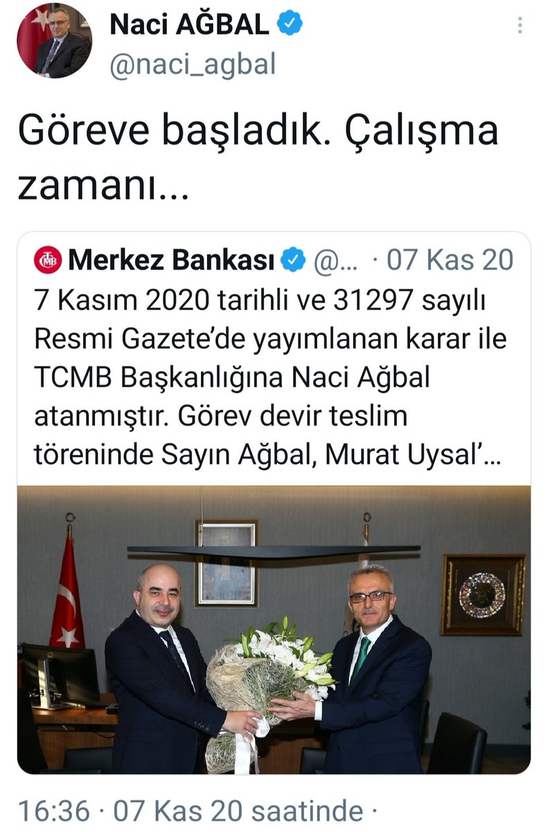dipdalga10's tweet photo. Nasıl başladı /Nasıl bitti 
#naciagbal #MerkezBankası https://t.co/fEQM4MzIhl