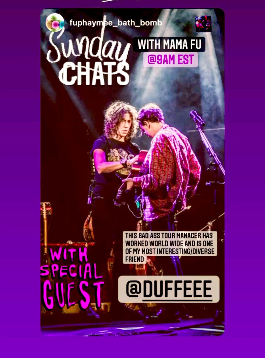 Instalive with Mama Fu! Sunday 3/21, 9a Deets ⬇️