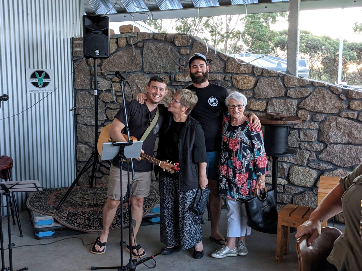 Bloody ripper time last night at <a href="/LuckyBayBrewing/">LuckyBayBrewing</a> thanks Esperance for having us