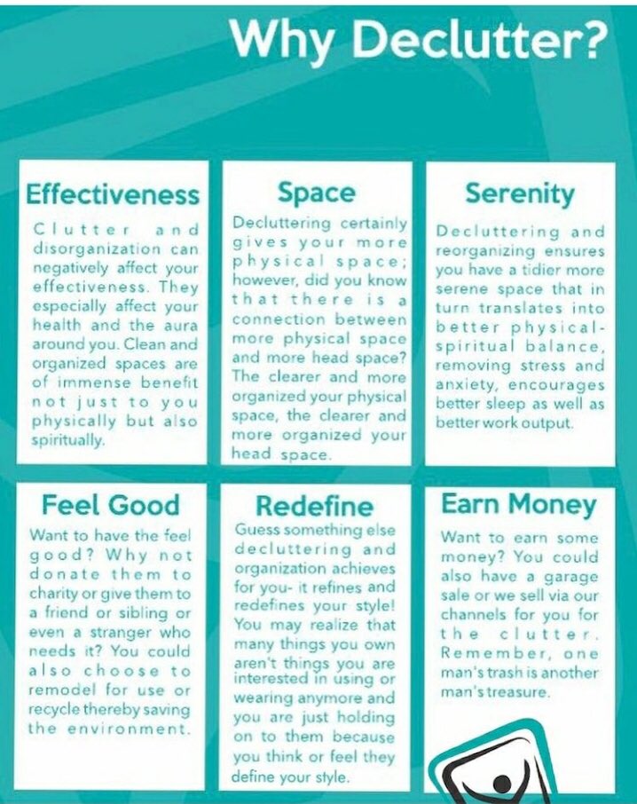 Pointers on the need to declutter.

#clearspaces #cleanspaces #declutter #unclutter #sereneaty #loveyourspace