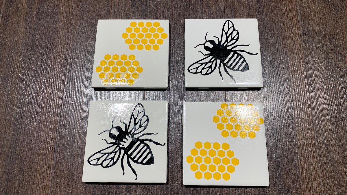 #beekind #beekind🐝 #honeycomb #honeybees #coasters #customcoasters #shoplocal #shopyeg #shopyeglocal #supportsmallbusiness #sweetnsaltycc #custommade #customgifts #personalizedgifts