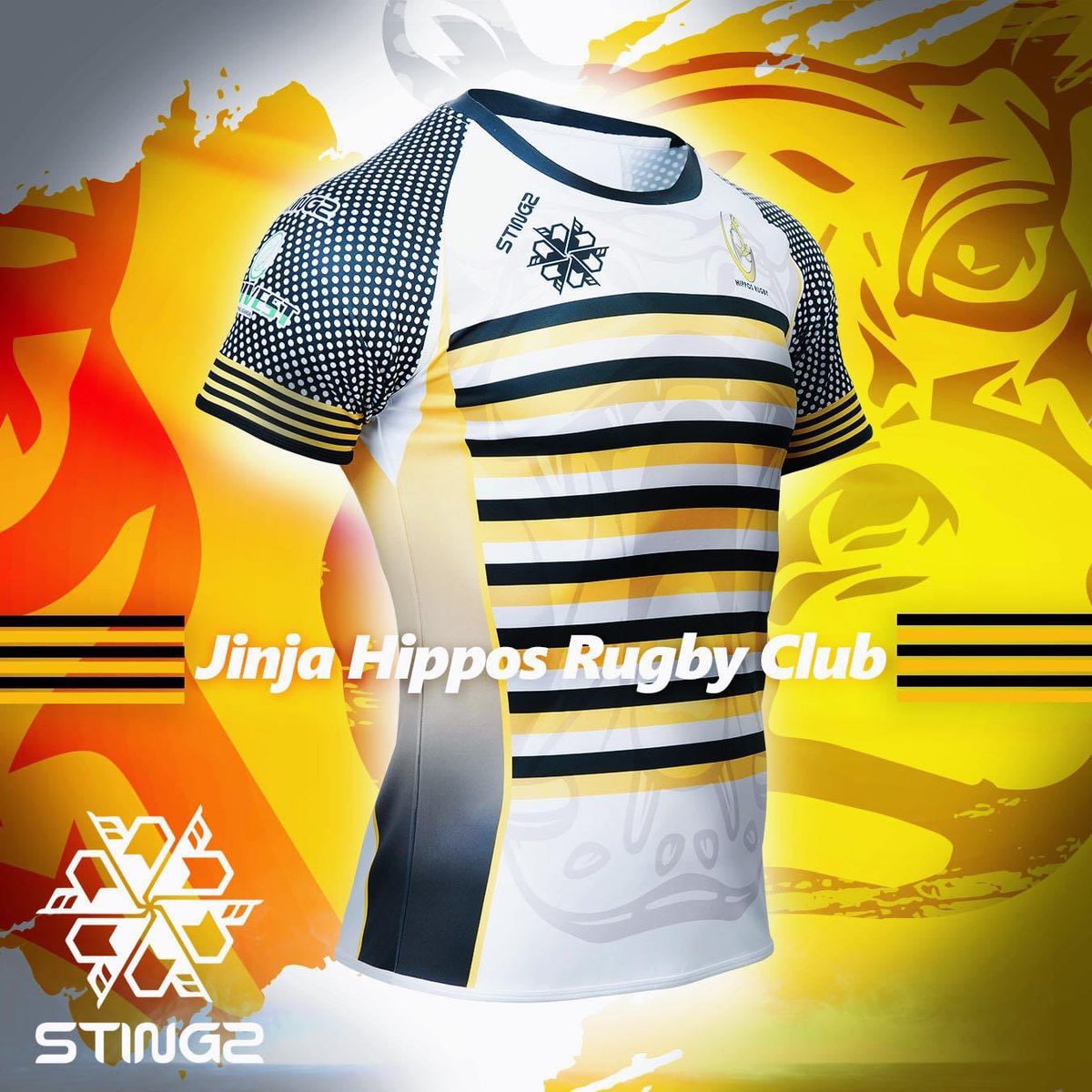 StingzProwear's tweet photo. Unveiled: STINGZ™ is pleased to unveil the official Jinja Hippos Rugby Club playing jersey for the 2021/22 Season.
The Jinja Hippos are based on the banks of the mighty River Nile in Jinja, Uganda and becomes STINGZ’s second flagship club in Uganda’s Nile Stout Premier League https://t.co/vNQboJN71i