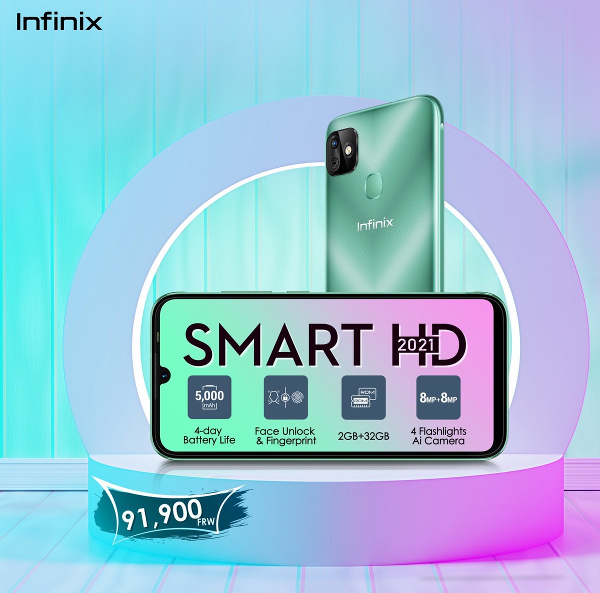 infinixrwanda's tweet photo. Proud to present Infinix #SMARTHD, the flagship designed for the spotlight.
Double tap and put a heart on it❤️
Buy yours and get free infinix gifts from our store!
#infinixmobile #newphone #friday https://t.co/yxNj68FdpR