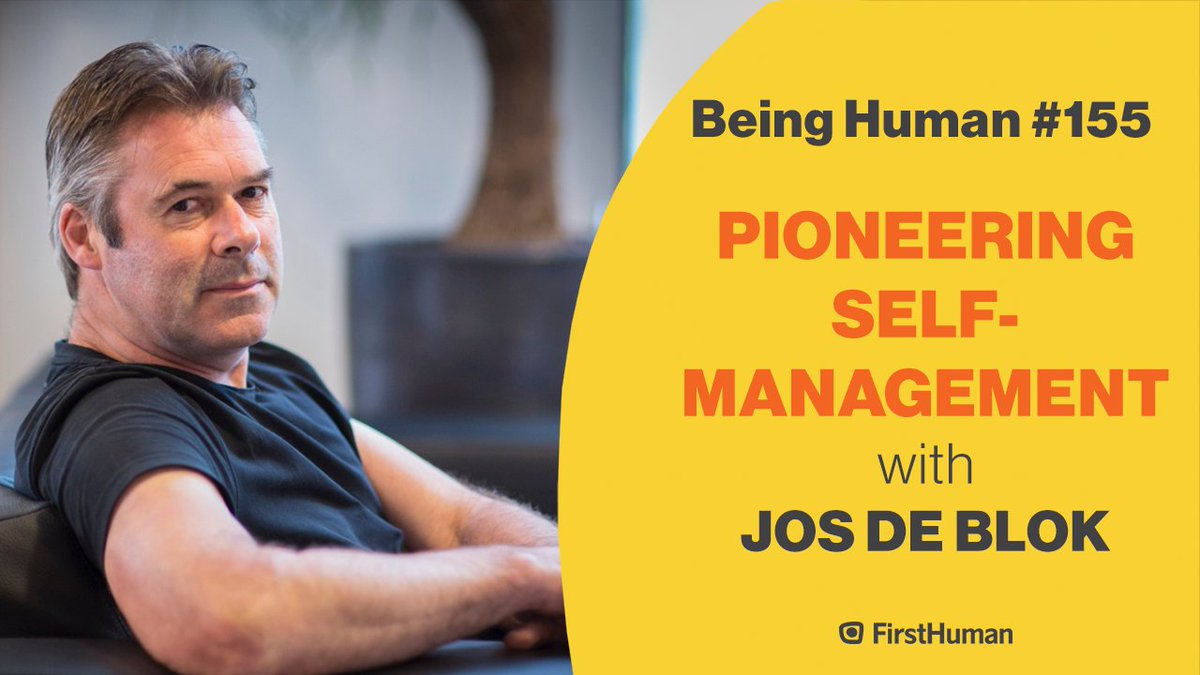 This week's episode is a conversation with Jos de Blok, founder of community nursing organisation Buurtzorg.
Get the full episode here firsthuman.com/podcast/155-pi…
#BeingHuman #FirstHuman #podcasting #selfmanagement