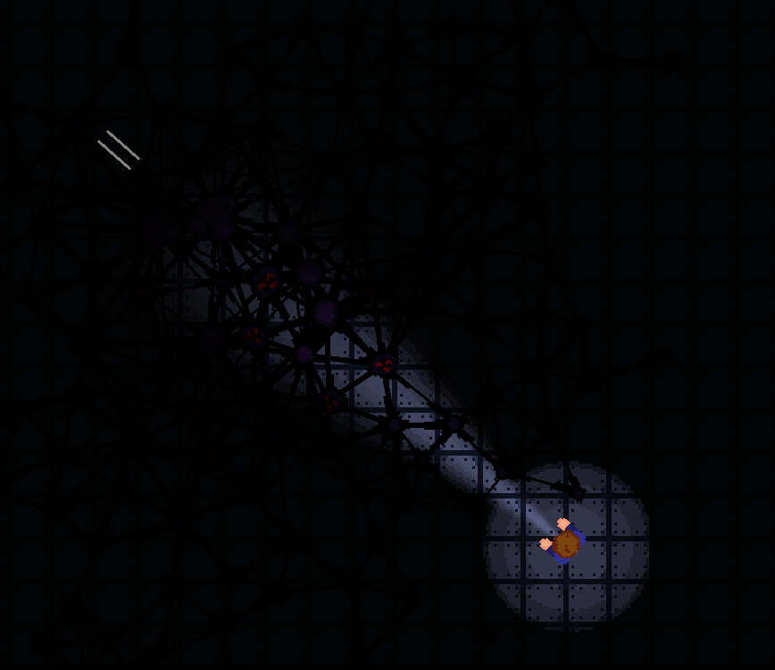 zed_manul's tweet photo. "Well, this can't be good." || #gamedev #indiedev #GameMakerStudio2 #2D #creepy #darkness || Started making a thing for a #gamejam .
Did not make it in time since joined late, but liked the idea I came up with so much that I'll be finishing it anyway :) https://t.co/gv4Jqiqv2U