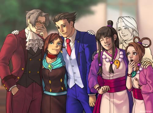 Ayasato_Fey's tweet image. - @_AceDefense @ChiefProsecutie @TrucyWright_1 @KurainProdigy 

The family of justice