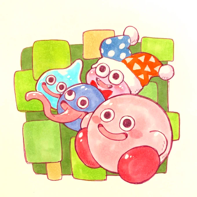 ?
#カービィ #イラスト #コピック #kirby #illust #copic 