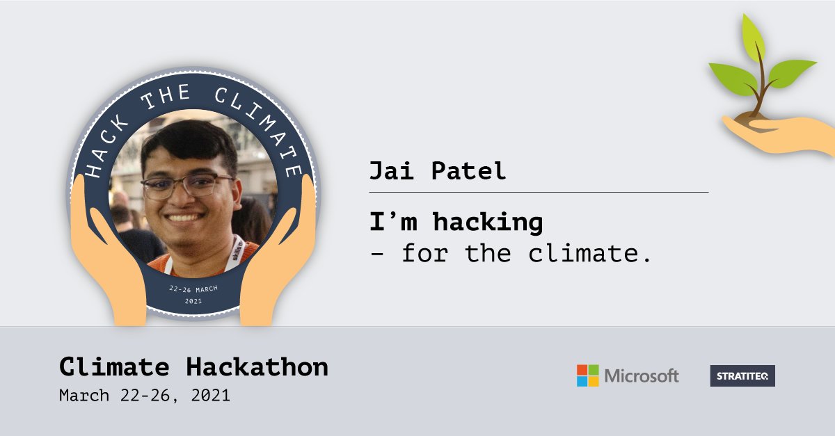 jai_wt's tweet image. Let's #HackTheClimate

Learn more about the hackathon : bit.ly/hacktheclimate