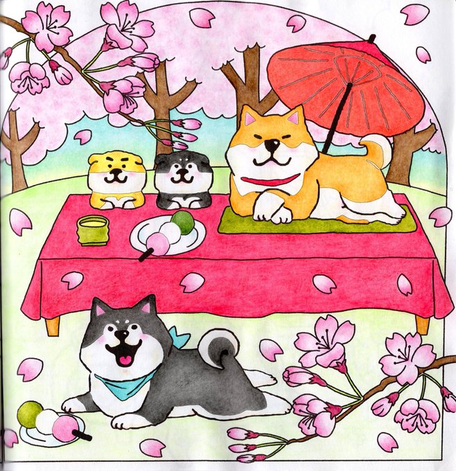 しばんばんぬりえのtwitterイラスト検索結果