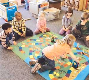 SSWorldwide's tweet photo. Welcome to #NutritionIsland. This jumbo remake of #Candyland encourages kids to be active with exercises like "Crab Walk" and "Hop on Two Feet." https://t.co/YRmogau391 https://t.co/m75L9AJpod