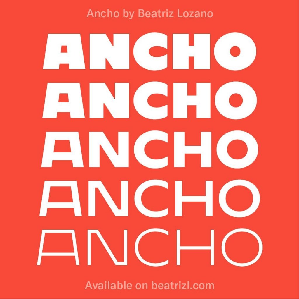 grafikmag's tweet photo. From @grillitype: ‘Beatriz Lozano’s (@beatloz) typeface Ancho, a display sans inspired by Mexican cuisine and the architecture of Teotihuacán.’
For more inspiring graphic design and visual culture visit
⟶ https://t.co/NNYgziKQ6v
#graphicdesign #graphicart #typography https://t.co/98Nr19es2A