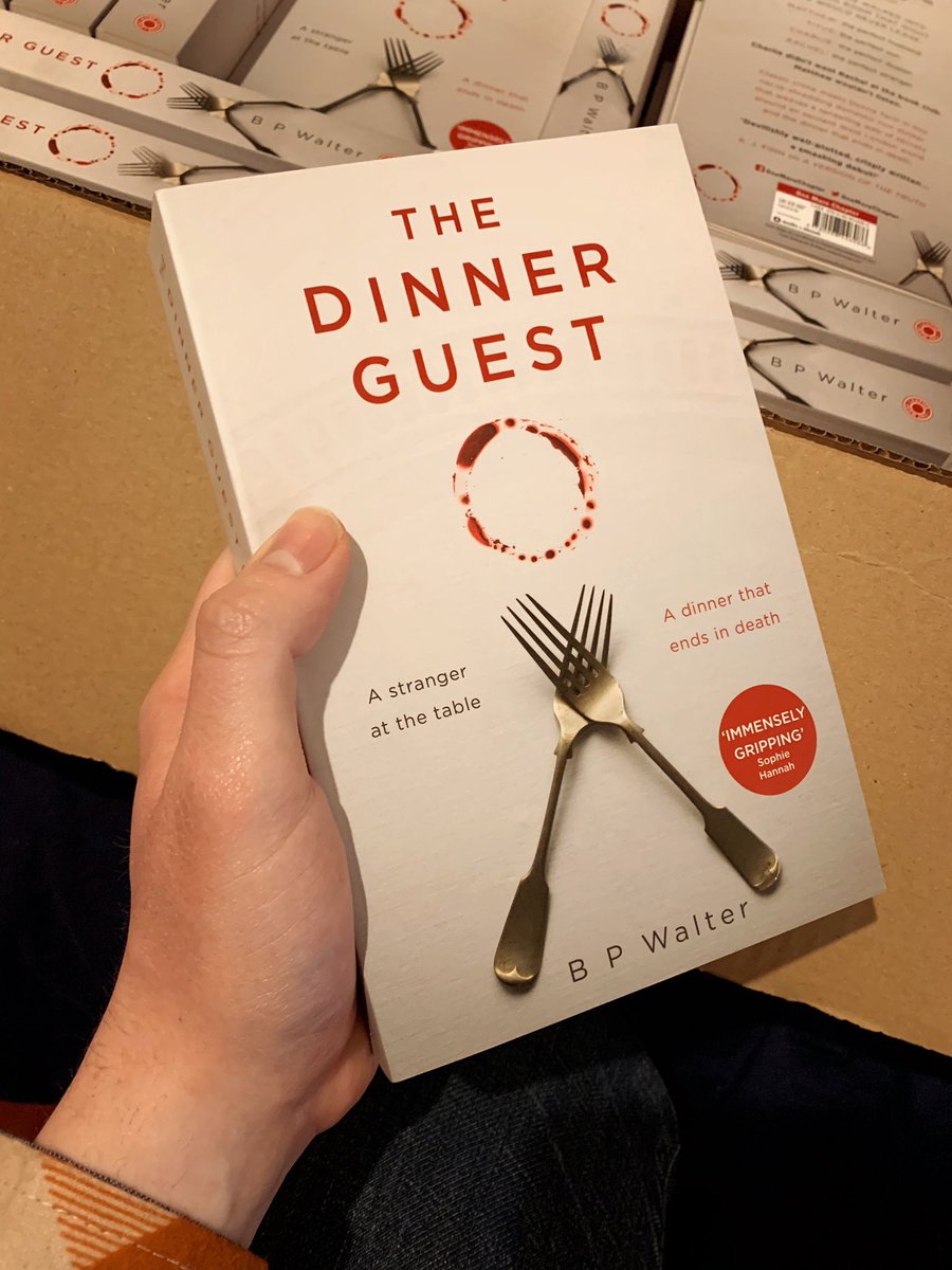 B.P. Walter (@barnabywalter) on Twitter photo Finished copies of #TheDinnerGuest have arrived! So exciting that it’s now an actual, tangible book 😍📖 Thanks so much to <a href="/lbennettt/">Lucy Bennett</a> and everyone at <a href="/0neMoreChapter_/">One More Chapter</a> for creating such a brilliant jacket design. So excited to see it in the shops in April! waterstones.com/book/the-dinne… Finished copies of #TheDinnerGuest have arrived! So exciting that it’s now an actual, tangible book 😍📖 Thanks so much to <a href="/lbennettt/">Lucy Bennett</a> and everyone at <a href="/0neMoreChapter_/">One More Chapter</a> for creating such a brilliant jacket design. So excited to see it in the shops in April! waterstones.com/book/the-dinne…