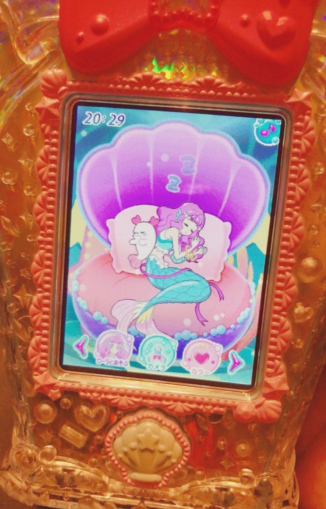 やぴ子 Ipad絵描きブロガー マーメイドアクアポット ローラちゃんお迎えして初めての夜 時には眠るみたいですね ローラちゃんと遊ぶ系は操作できなくなりましたが ミニゲーム系やショッピングはやれました プリティーホリック 年中無休24時間営業